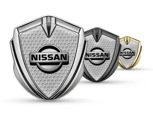 Nissan Emblema Coche Insignia Moderno Vista Superior Manera